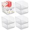 mDesign Kitchen Plastic Storage Organizer Bin with Open Front - 8 Pack